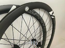 40mm Bicycle Wheels 25mm Width Tubeless Carbon Wheelset Road Disc Hub