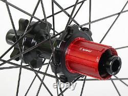 40mm Cyclocross Carbon Wheel Sapim cxray Disc brake Clincher 700C Road Bike Matt