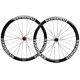 40mm Disc Brake Carbon Wheelset Clincher Road Bike Wheels 700c 6-bolt Glossy Rim