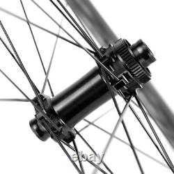 45/50/65/80mm Disc Brake Carbon Wheelset 700C Road Bike Disc Brake Carbon Wheels