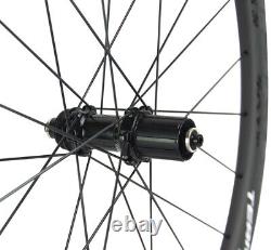 45mm Disc Brake Carbon Wheels Tubeless Clincher Road Bike Disc Brake Wheelset