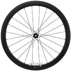 45mm Road Bike Disc Brake Carbon Wheels 25mm U Shape Disc Brake Carbon Wheelset