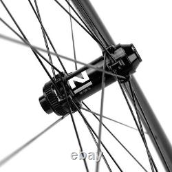 45mm Road Bike Disc Brake Carbon Wheels 25mm U Shape Disc Brake Carbon Wheelset