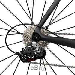 49/56/61cm Carbon bike 700C Alloy Clincher Wheels Carbon Road Bikes 172.5crank