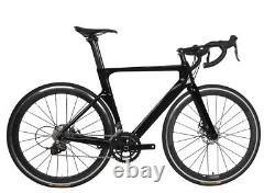 49cm Carbon Road Bike Disc Brake Complete Bicycle Frame 700C Alloy Wheels 28C
