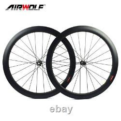 5028mm 700C Carbon Wheelset Racing Road Bike Wheels Center Lock Disc Tubeless