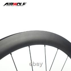 5028mm 700C Carbon Wheelset Racing Road Bike Wheels Center Lock Disc Tubeless