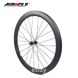 5028mm 700C Carbon Wheelset Racing Road Bike Wheels Center Lock Disc Tubeless