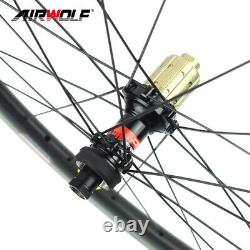 5028mm 700C Carbon Wheelset Racing Road Bike Wheels Center Lock Disc Tubeless