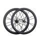 50/55mm Full Carbon Spokes Wheel Tubular Road Bike 700c Basalt Rim 3k Matt Dt350