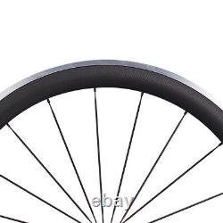50mm Alum Alloy Brake Edge Novatec Hub Road Bike Carbon Wheels Wheelset 700C
