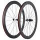 50mm Carbo Road Wheelset Dt Swiss 350 Hub Ud Carbon Weave Matte Finish No Decal
