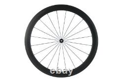 50mm Carbo Road Wheelset DT Swiss 350 Hub UD Carbon Weave Matte Finish No Decal