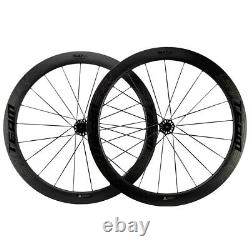 50mm Carbon Disc Brake Wheelset 28mm width Tubeless Carbon Spoke Road Wheels