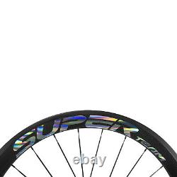 50mm Carbon Fiber Wheelset 700C Road Bike Clincher Bicycle Cycling Wheels