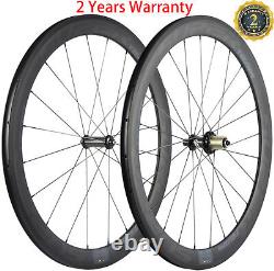 50mm Carbon Wheels 700C Road Bike Carbon Wheelset Ceramic Bearing Hub Clincher