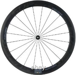 50mm Carbon Wheels 700C Road Bike Carbon Wheelset Ceramic Bearing Hub Clincher