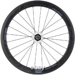 50mm Carbon Wheels 700C Road Bike Carbon Wheelset Ceramic Bearing Hub Clincher