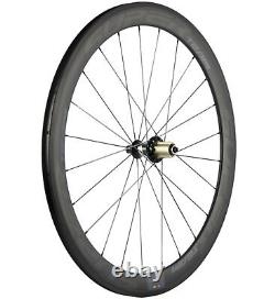 50mm Carbon Wheels 700C Road Bike Carbon Wheelset Ceramic Bearing Hub Clincher