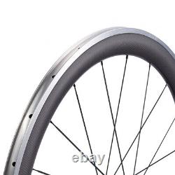 50mm Carbon Wheels Aluminum Alloy Brake Ceramic Bearing R13 CN 424 Road Wheelset