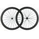 50mm Carbon Wheelset 12k Matte Weave Carbon Fiber Road Bike Novatec Hub Wheels