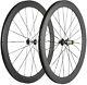 50mm Clincher Carbon Wheels Road Bike Front+rear Clincher 23mm Bicycle Wheelset