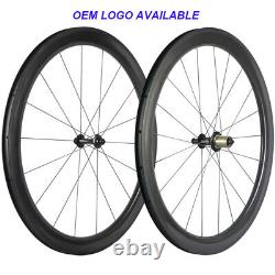 50mm Clincher Carbon Wheels Road Bike Wheelset 700C Carbon Racing Wheels for XDR