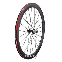 50mm Clincher Road Bike Rim Brake Carbon Wheels Ceramic R13 hub Wheelset U Shape