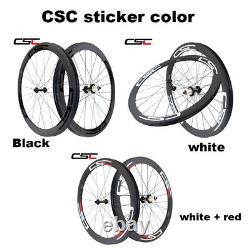 50mm Clincher Road Bike Rim Brake Carbon Wheels Ceramic R13 hub Wheelset U Shape