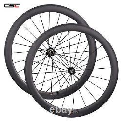 50mm Depth Road Bike Carbon Wheels Bicycle Wheelset Clincher Basalt Rim Brake