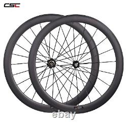 50mm Depth Road Bike Carbon Wheels Bicycle Wheelset Clincher Basalt Rim Brake