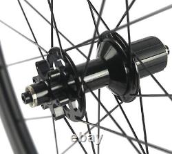 50mm Disc Brake Carbon Wheelset 700C Road Bike Disc Brake Wheels Thru Axle/QR