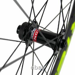 50mm Disc Brake Carbon Wheelset Road Bike Superteam Carbon Wheels QR/THRU AXLE