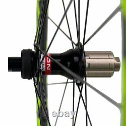 50mm Disc Brake Carbon Wheelset Road Bike Superteam Carbon Wheels QR/THRU AXLE