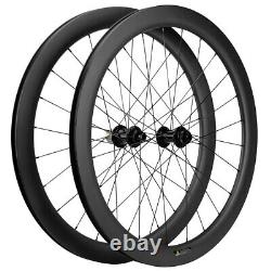 50mm Disc Brake Road Bike Carbon Wheels 25mm U Shape Disc Brake Wheelset 700C