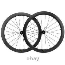 50mm Disc Brake Road Bike Carbon Wheels 25mm U Shape Disc Brake Wheelset 700C