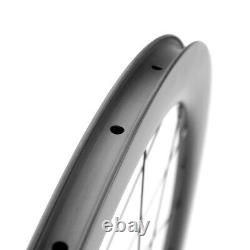 50mm Disc Brake Road Bike Carbon Wheels 25mm U Shape Disc Brake Wheelset 700C