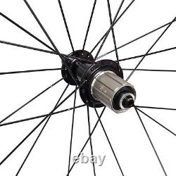 50mm Road Bike Carbon Wheels 700C Bicycle Wheelset Alum Alloy Brake with R13 Hub