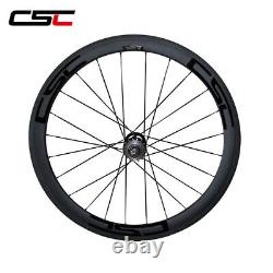 50mm Road Bike Fixed Gear Carbon Wheels Clincher Tubuless Track Carbon Wheelset