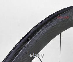 50mm Sapim CX-RAY Carbon Wheels Clincher Road Bike 700C 3k Matt rim brake Chosen