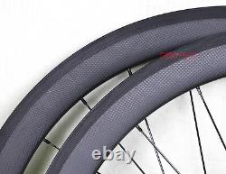 50mm Sapim CX-RAY Carbon Wheels Clincher Road Bike 700C 3k Matt rim brake Chosen