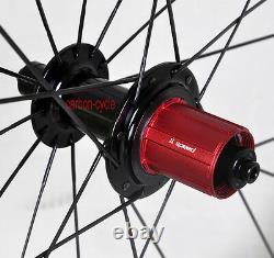 50mm Sapim CX-RAY Carbon Wheels Clincher Road Bike 700C 3k Matt rim brake Chosen