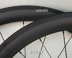 50mm Sapim CX-RAY Carbon Wheels Clincher Road Bike 700C 3k Matt rim brake Chosen