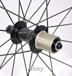 50mm Sapim cx-ray Carbon Wheels Tubular Road Bike UD Matt 700C 25mm Rim Novatec