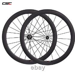 50mm Straight Pull R36 Clincher Bicycle Carbon Wheels Road Bike Wheelset 700C