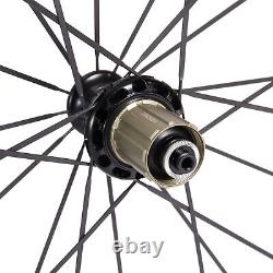 50mm Straight Pull R36 Clincher Bicycle Carbon Wheels Road Bike Wheelset 700C