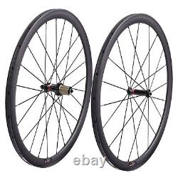 50mm Wheelset AS511 Hub & CN 424 Road Bike full Carbon Wheels Clincher Tubular