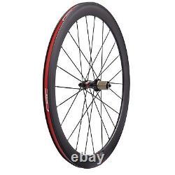 50mm Wheelset AS511 Hub & CN 424 Road Bike full Carbon Wheels Clincher Tubular