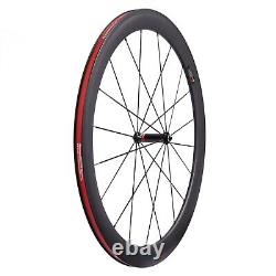 50mm Wheelset AS511 Hub & CN 424 Road Bike full Carbon Wheels Clincher Tubular