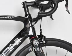 52cm AERO Carbon Frame Road Bike 700C Alloy Wheel Clincher Fork seatpost V brake
